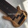 Custom 17 Strings Neck Through Body Electric Bass Guitar
