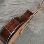 Custom Solid Cedar Wood Abalone Binding Life Tree Inlay Acoustic Guitar with Armrest
