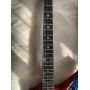 Custom Washburn Style Flamed Maple Veneer Top Electric Guitar with Red Transparent Color