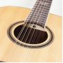 Custom OEM Guitar 12 Strings Acoustic Electric Guitar Cutaway or Round Body 41 Inch Full Sapele Body High Glossy Folk Guitar With Pickup Natural Black Color