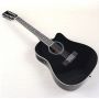 Custom OEM Guitar 12 Strings Acoustic Electric Guitar Cutaway or Round Body 41 Inch Full Sapele Body High Glossy Folk Guitar With Pickup Natural Black Color