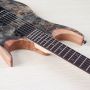Custom 6 Strings 30 Inch Ash Body Tree Burl Top Headless Electric Guitar 