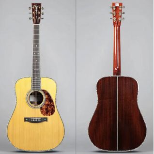 OEM D45 Style High Quality Folk Classic Acoustic Guitar Guitars All Solid Wood Adirondack Spruce Solid Indian Rosewood Acoustic Guitar