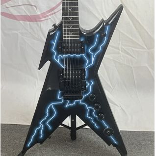 Custom Double Tremolo Dimebag Darrell Dean From Hell Electric Guitar in Blue Color