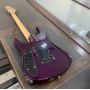 Custom John Petrucci Signature Music Man JP6 Style Electric Guitar in Transparent Purple Color