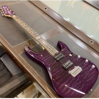 Custom John Petrucci Signature Music Man JP6 Style Electric Guitar in Transparent Purple Color