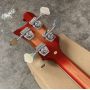 Custom 4 Strings Cherry Sunburst Color Ricken Style Electric Bass
