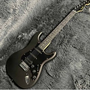 Custom F Strat ST Electric Guitar, Mahogany Body, Matte black Color, Rosewood Fingerboard