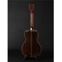 Custom OO Body 39 Inch Parlor 47mm Nut Wide Solid Spruce Wood Top Ebony Fingerboard Acoustic Guitar