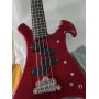 Custom 4 Strings Buzzard Metallic Red Electric Bass Guitar Special Shape 
