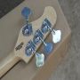 Custom Music Man SABRE Active Pickup Ernie Ball Sting Ray Blue 4 Strings Electric Bass Guitar