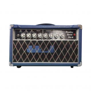 Custom Grand Overdrive Special Head Guitar Amplifier 20W with 1*12 V30 Speaker Cabinet in Blue Tolex JJ Tubes