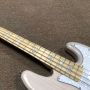 Custom Swamp Ash Body Maple Neck 4 Strings Jazz Electric Guitar Bass