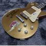 Custom High End Finish Gibson Style Les Paul Electric Guitar Solid Mahogany Aged Gold Relics 