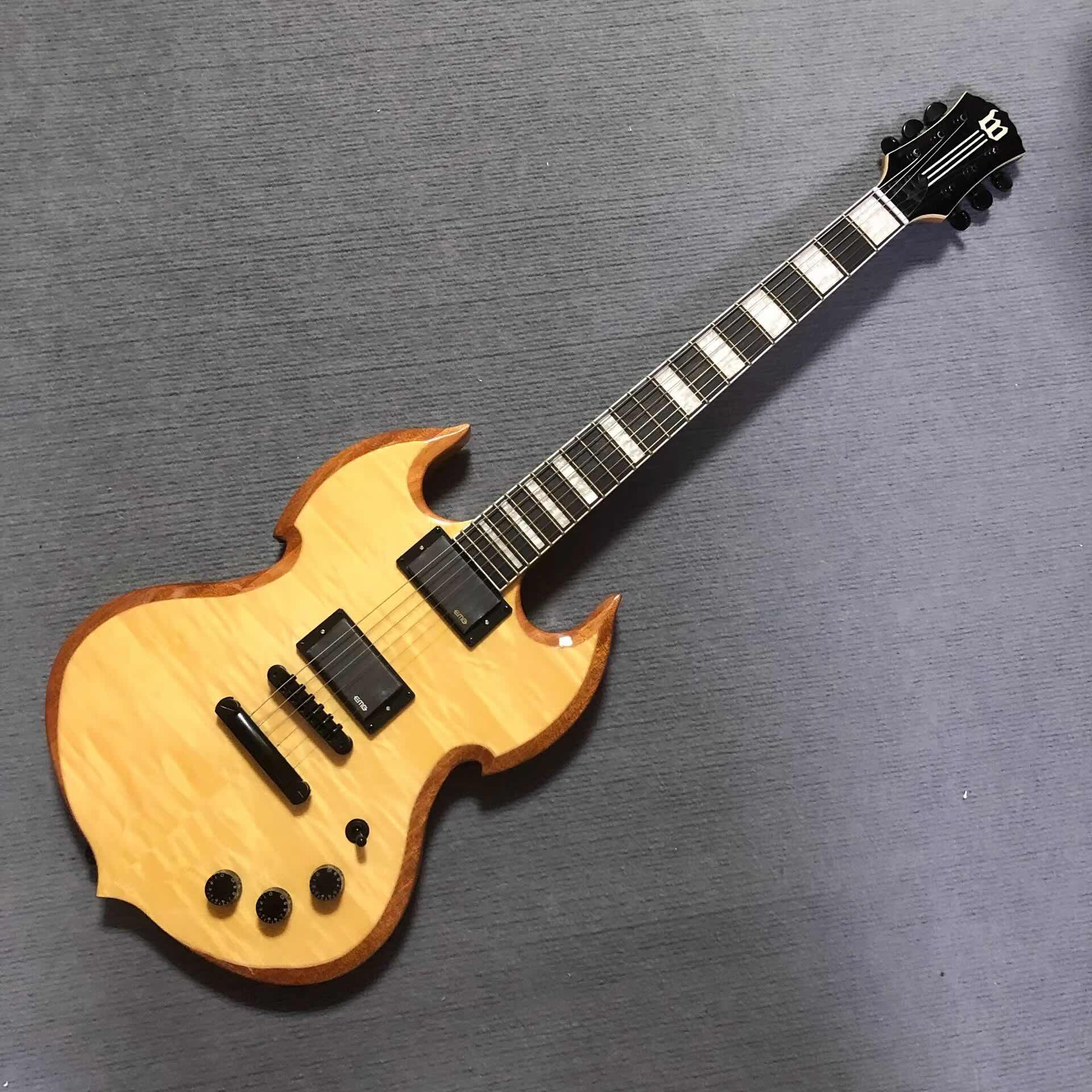 Custom Wydle Odin Style Electric Guitar Flamed Top Back, in Stock, Accept Electric Guitar OEM