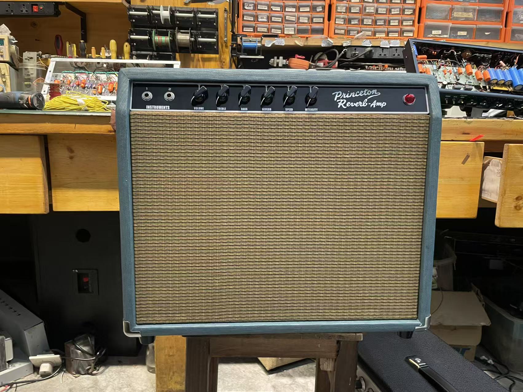 Hand-Wired Princeton Reverb Amp Combo with Eyeboard Construction, Fender Clone, Accept OEM