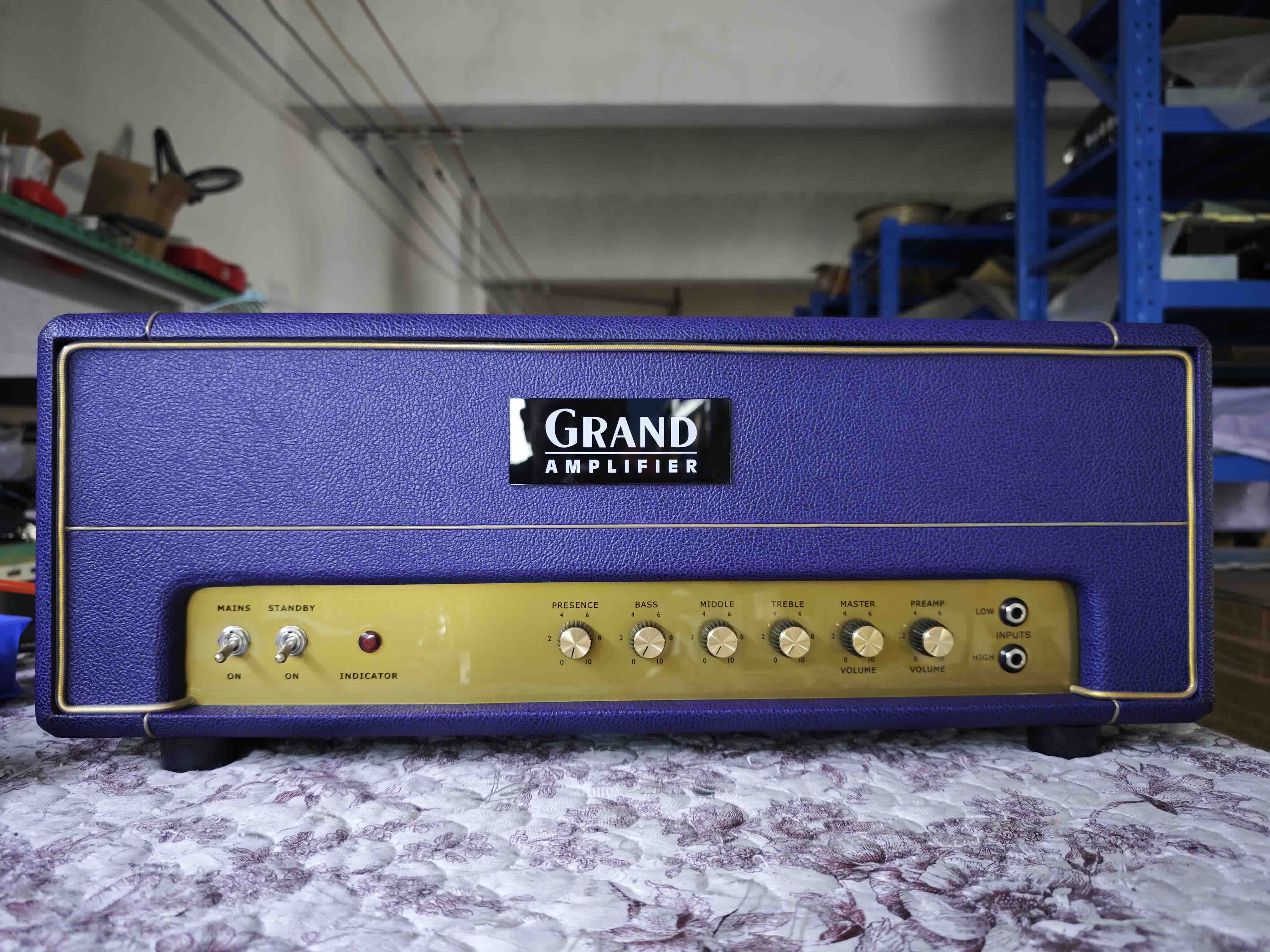 Custom Marshall Style JCM 800 Lead Series 2203 100-Watt Master Volume Head - Purple