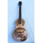 Custom Copper Finish Vintage Golden Brass Electric Parlor Resonator Guitar