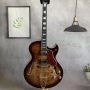 Custom Vintage Burst Flamed Maple Top Byrdland Electric Guitar with Gold Hardware HH Pickups