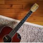 Custom 39 Inch Om Cutaway Body Acoustic Guitar Dovetail Joint with 48mm Nut Width