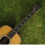 Custom FULL Cedar Top D-45 Flamed Maple Binding Solid Rosewood Back Side Acoustic Guitar