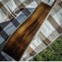 Custom 5a Solid KOA Wood 41 Inch Dreadnought Acoustic Guitar, 48mm Nut Width, All Solid 5A KOA Back Side