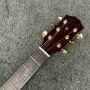 Custom ALL SOLID KOA Wood Cutaway Acoustic Guitar Ebony Fingerboard 40 Inch