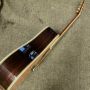 Custom M Style Solid Cedar Top D45caa Dreadnought Acoustic Guitar with Solid Rosewood Back Side, customized logo on headstock