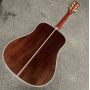 Custom M Style Solid Cedar Top D45caa Dreadnought Acoustic Guitar with Solid Rosewood Back Side, customized logo on headstock