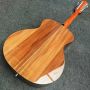 Custom 12 Strings KOA Wood Taylor Style Cutaway Acoustic Guitar Glossing Finish Body Matt Neck Open Tuner
