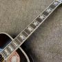 Custom Sunburst Color Sj200 All Solid Wood Jumbo Crown Monarch Type Acoustic Guitar