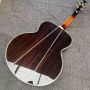 Custom Sunburst Color Sj200 All Solid Wood Jumbo Crown Monarch Type Acoustic Guitar