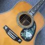 Custom D100 Solid Acoustic Guitar with Herringbone Binding