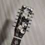 Custom 12 Strings OM Body Cutaway Acoustic Guitar Ripple Blue, SOLID BACK SIDE Wood