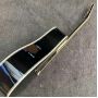 Custom MT Style D-45 Solid Rosewood Back Side Abalone Binding Dreadnought Body Gloss Black Acoustic Guitar
