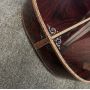 Custom 41 Inch Solid Cocobolo Wood Back Side D-45 Dreadnought Acoustic Guitar Yellow Painting Abalone Binding, Customized Logo