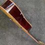 Custom 41 Inch Solid Cocobolo Wood Back Side D-45 Dreadnought Acoustic Guitar Yellow Painting Abalone Binding, Customized Logo