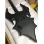 Custom Standard Bat 6 Strings Irregular Body Shape Electric Guitar with Black Hardware