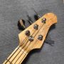 Custom MusicMan Style 4 Strings Electric Bass Guitar in White, in Stock, Accept Electric Guitar OEM