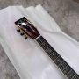 Custom OOO Shape 39 Inch All KOA Wood Real Abalone Acoustic Guitar