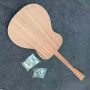 Custom 39 Inch OOO-15 Body Solid Mahogany Back Side Acoustic Guitar Kits, Ebony Fingerboard, No Painting