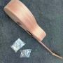 Custom 39 Inch OOO-15 Body Solid Mahogany Back Side Acoustic Guitar Kits, Ebony Fingerboard, No Painting