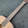 Custom 39 Inch OOO-15 Body Solid Mahogany Back Side Acoustic Guitar Kits, Ebony Fingerboard, No Painting