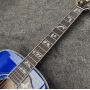 Custom GB Gibson Style Doves in Flight Viper Blue Acoustic Guitar, Flamed Maple Back Side, Accept Guitar OEM