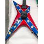 Custom WashBurn Type 6 Strings Left Handed Lefty Electric Guitar in Red Transparent Color