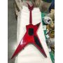 Custom WashBurn Type 6 Strings Left Handed Lefty Electric Guitar in Red Transparent Color