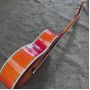 Custom SJ200 Style Acoustic Guitar in Sunburst, SOLID MAPLE BACK SIDE VERSION
