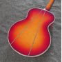 Custom SJ200 Style Acoustic Guitar in Sunburst, SOLID MAPLE BACK SIDE VERSION