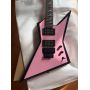 Custom Irregular Body Hamer Style Electric Guitar in Pink Color, Accept Guitar OEM