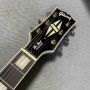 Custom Gibson Style Les Paul Metal Silver Electric Guitar